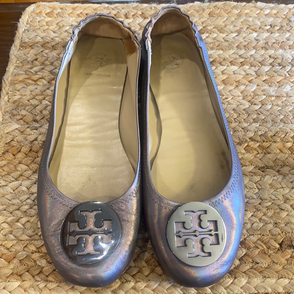 Tory Burch
Minnie Travel Ballet Flat, Gunmetal